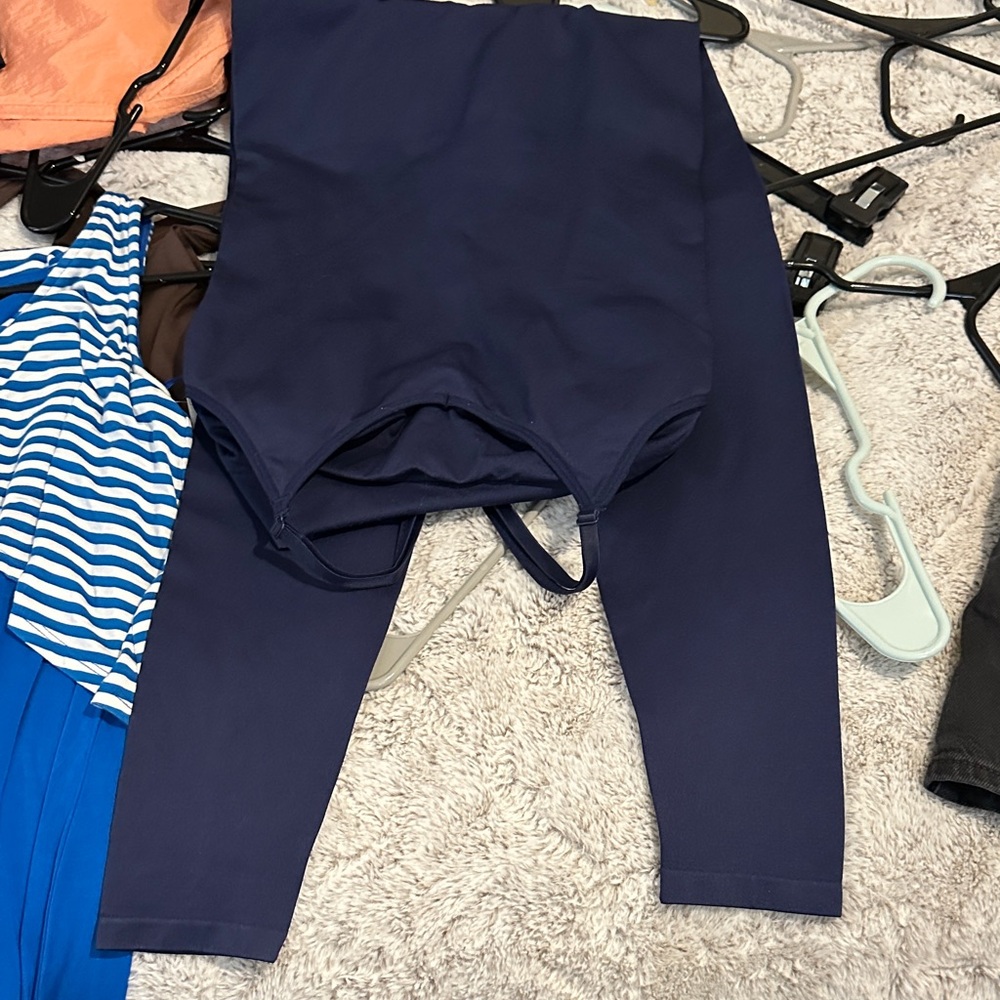 PINK Victoria's Secret Navy Blue Active Jumpsuit